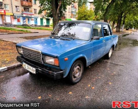 Синий ВАЗ 2107, объемом двигателя 1.5 л и пробегом 320 тыс. км за 1000 $, фото 1 на Automoto.ua