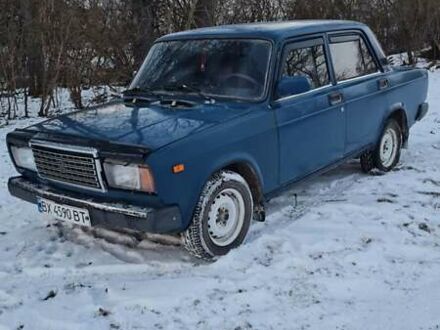 Синий ВАЗ 2107, объемом двигателя 1.5 л и пробегом 67 тыс. км за 1300 $, фото 1 на Automoto.ua