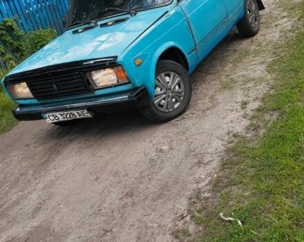 Синий ВАЗ 2107, объемом двигателя 1.5 л и пробегом 6 тыс. км за 604 $, фото 1 на Automoto.ua