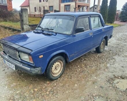 Синий ВАЗ 2107, объемом двигателя 1.5 л и пробегом 100 тыс. км за 550 $, фото 1 на Automoto.ua