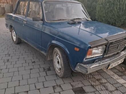 Синий ВАЗ 2107, объемом двигателя 1.45 л и пробегом 107 тыс. км за 650 $, фото 1 на Automoto.ua