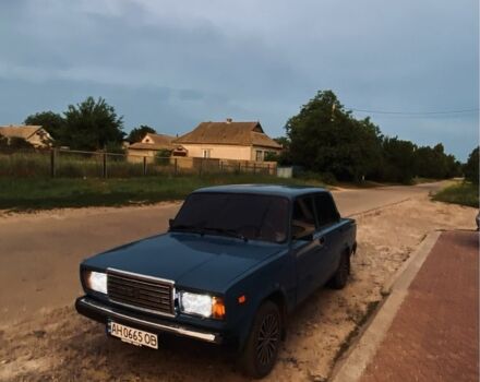 Синий ВАЗ 2107, объемом двигателя 1.7 л и пробегом 88 тыс. км за 1900 $, фото 1 на Automoto.ua