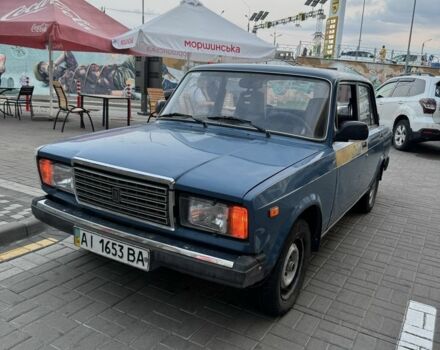 Синій ВАЗ 2107, об'ємом двигуна 1.5 л та пробігом 90 тис. км за 781 $, фото 1 на Automoto.ua