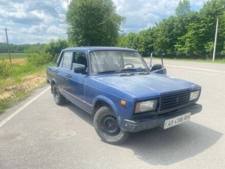 Синий ВАЗ 2107, объемом двигателя 1.5 л и пробегом 100 тыс. км за 596 $, фото 1 на Automoto.ua