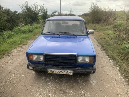 Синий ВАЗ 2107, объемом двигателя 1.5 л и пробегом 57 тыс. км за 750 $, фото 1 на Automoto.ua