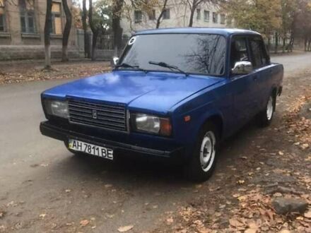 Синій ВАЗ 2107, об'ємом двигуна 1.6 л та пробігом 200 тис. км за 676 $, фото 1 на Automoto.ua