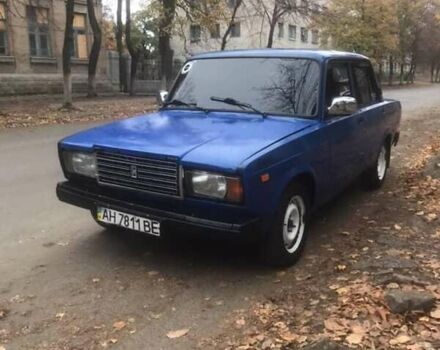 Синий ВАЗ 2107, объемом двигателя 1.6 л и пробегом 200 тыс. км за 676 $, фото 1 на Automoto.ua