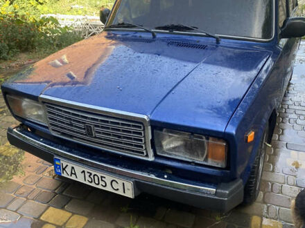 Синий ВАЗ 2107, объемом двигателя 1.45 л и пробегом 100 тыс. км за 1500 $, фото 1 на Automoto.ua