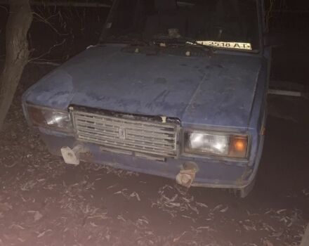 Синий ВАЗ 2107, объемом двигателя 10 л и пробегом 999 тыс. км за 72 $, фото 1 на Automoto.ua