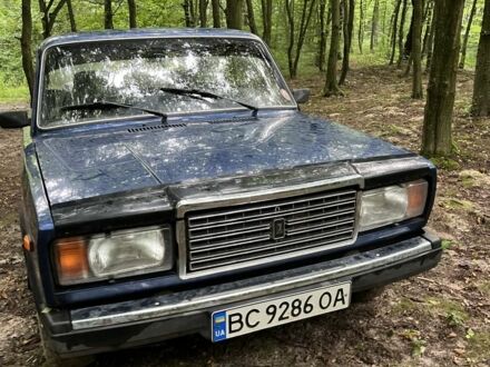 Синий ВАЗ 2107, объемом двигателя 1.5 л и пробегом 78 тыс. км за 900 $, фото 1 на Automoto.ua