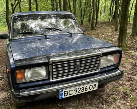 Синий ВАЗ 2107, объемом двигателя 1.5 л и пробегом 78 тыс. км за 900 $, фото 1 на Automoto.ua