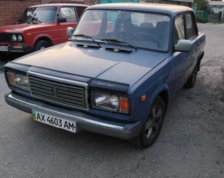 Синий ВАЗ 2107, объемом двигателя 1.5 л и пробегом 244 тыс. км за 700 $, фото 1 на Automoto.ua