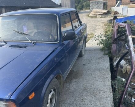 Синий ВАЗ 2107, объемом двигателя 1.5 л и пробегом 100 тыс. км за 551 $, фото 1 на Automoto.ua