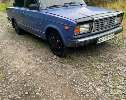 Синий ВАЗ 2107, объемом двигателя 1.6 л и пробегом 85 тыс. км за 1100 $, фото 1 на Automoto.ua