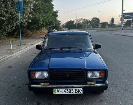 Синий ВАЗ 2107, объемом двигателя 1.45 л и пробегом 200 тыс. км за 899 $, фото 1 на Automoto.ua