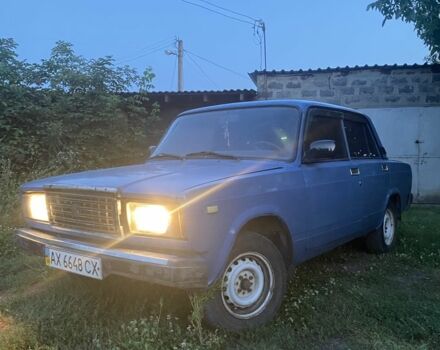 Синий ВАЗ 2107, объемом двигателя 1.5 л и пробегом 333 тыс. км за 626 $, фото 1 на Automoto.ua