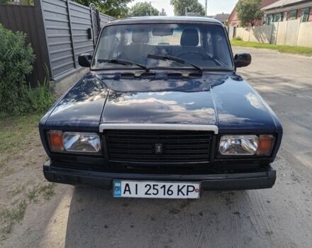 Синій ВАЗ 2107, об'ємом двигуна 1.5 л та пробігом 143 тис. км за 650 $, фото 1 на Automoto.ua