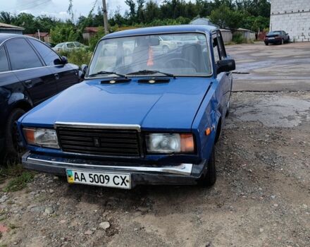 Синий ВАЗ 2107, объемом двигателя 1.5 л и пробегом 80 тыс. км за 600 $, фото 1 на Automoto.ua