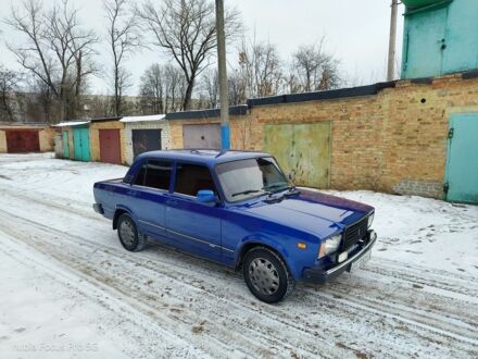 Синій ВАЗ 2107, об'ємом двигуна 1.5 л та пробігом 185 тис. км за 1200 $, фото 1 на Automoto.ua