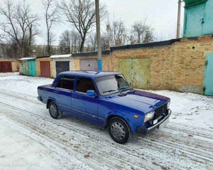 Синій ВАЗ 2107, об'ємом двигуна 1.5 л та пробігом 185 тис. км за 1200 $, фото 1 на Automoto.ua