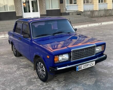 Синий ВАЗ 2107, объемом двигателя 1.5 л и пробегом 150 тыс. км за 1550 $, фото 1 на Automoto.ua