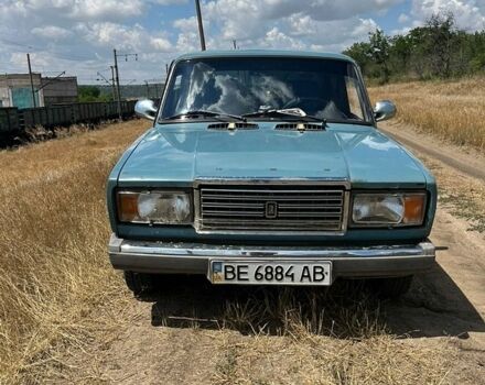 Синий ВАЗ 2107, объемом двигателя 1.5 л и пробегом 130 тыс. км за 1300 $, фото 1 на Automoto.ua