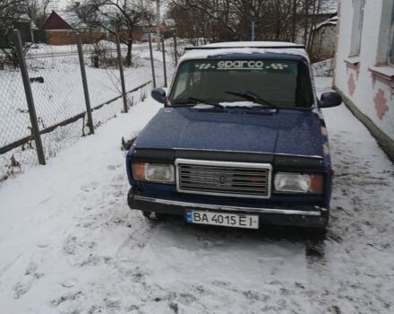 Синий ВАЗ 2107, объемом двигателя 1 л и пробегом 23 тыс. км за 1100 $, фото 1 на Automoto.ua