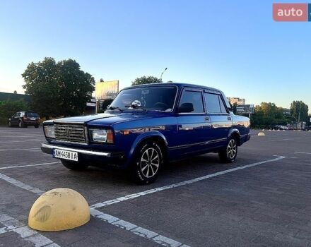 Синий ВАЗ 2107, объемом двигателя 1.5 л и пробегом 60 тыс. км за 1555 $, фото 1 на Automoto.ua