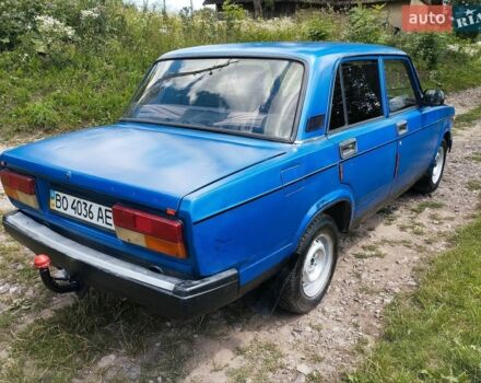 Синий ВАЗ 2107, объемом двигателя 1.45 л и пробегом 189 тыс. км за 850 $, фото 1 на Automoto.ua
