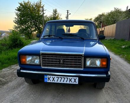 Синий ВАЗ 2107, объемом двигателя 1.5 л и пробегом 197 тыс. км за 1500 $, фото 1 на Automoto.ua