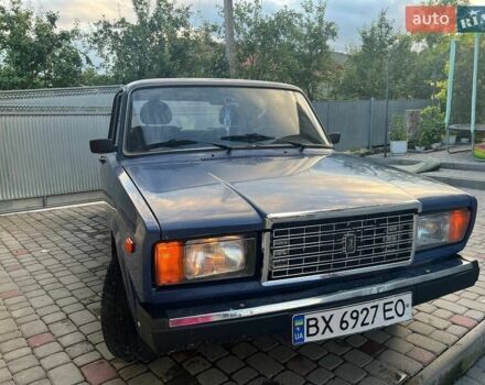Синий ВАЗ 2107, объемом двигателя 1.5 л и пробегом 28 тыс. км за 1200 $, фото 1 на Automoto.ua