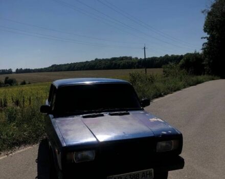 Синий ВАЗ 2107, объемом двигателя 1.5 л и пробегом 3 тыс. км за 645 $, фото 1 на Automoto.ua