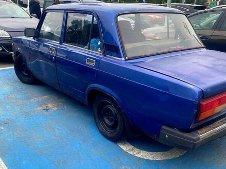 Синий ВАЗ 2107, объемом двигателя 1.5 л и пробегом 235 тыс. км за 600 $, фото 1 на Automoto.ua