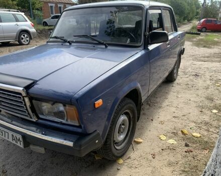 Синій ВАЗ 2107, об'ємом двигуна 1.5 л та пробігом 73 тис. км за 950 $, фото 1 на Automoto.ua