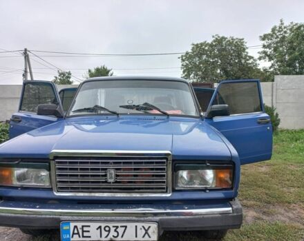 Синий ВАЗ 2107, объемом двигателя 1.5 л и пробегом 50 тыс. км за 1350 $, фото 1 на Automoto.ua