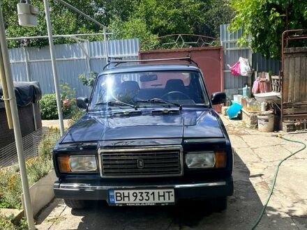 Синий ВАЗ 2107, объемом двигателя 1.5 л и пробегом 199 тыс. км за 1300 $, фото 1 на Automoto.ua