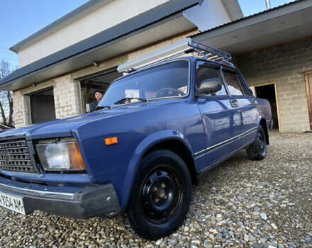 Синий ВАЗ 2107, объемом двигателя 1.45 л и пробегом 150 тыс. км за 1300 $, фото 1 на Automoto.ua