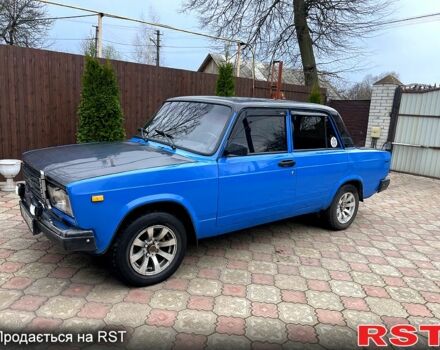 Синий ВАЗ 2107, объемом двигателя 1.7 л и пробегом 150 тыс. км за 1500 $, фото 1 на Automoto.ua