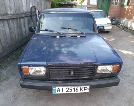Синий ВАЗ 2107, объемом двигателя 1.5 л и пробегом 143 тыс. км за 650 $, фото 1 на Automoto.ua