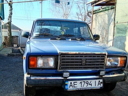 Синий ВАЗ 2107, объемом двигателя 1.5 л и пробегом 140 тыс. км за 1900 $, фото 1 на Automoto.ua