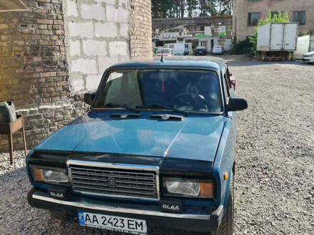 Синий ВАЗ 2107, объемом двигателя 1.6 л и пробегом 110 тыс. км за 1500 $, фото 1 на Automoto.ua