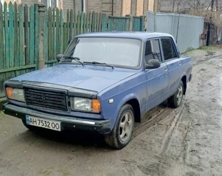 Синий ВАЗ 2107, объемом двигателя 1.5 л и пробегом 200 тыс. км за 1848 $, фото 1 на Automoto.ua