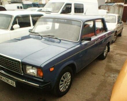 Синий ВАЗ 2107, объемом двигателя 1.5 л и пробегом 74 тыс. км за 2150 $, фото 1 на Automoto.ua