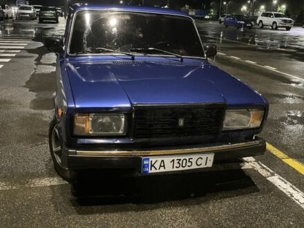 Синий ВАЗ 2107, объемом двигателя 1.5 л и пробегом 100 тыс. км за 2000 $, фото 1 на Automoto.ua
