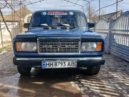 Синий ВАЗ 2107, объемом двигателя 1.3 л и пробегом 45 тыс. км за 1300 $, фото 1 на Automoto.ua