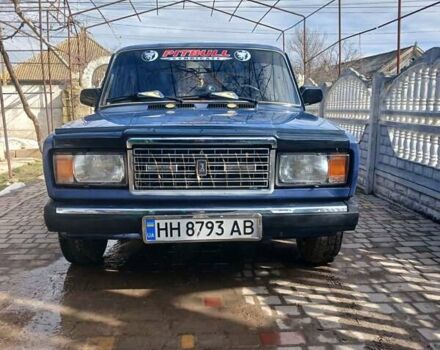 Синий ВАЗ 2107, объемом двигателя 1.3 л и пробегом 45 тыс. км за 1300 $, фото 1 на Automoto.ua