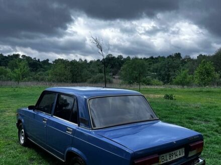 Синий ВАЗ 2107, объемом двигателя 1 л и пробегом 46 тыс. км за 1499 $, фото 1 на Automoto.ua