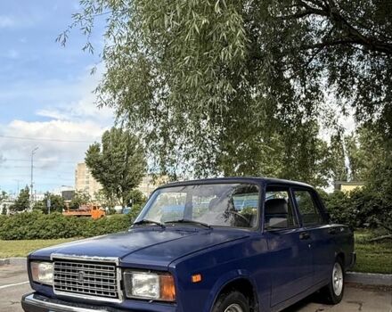 Синий ВАЗ 2107, объемом двигателя 1.45 л и пробегом 305 тыс. км за 1500 $, фото 1 на Automoto.ua