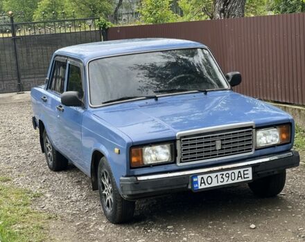 Синий ВАЗ 2107, объемом двигателя 1.5 л и пробегом 100 тыс. км за 750 $, фото 1 на Automoto.ua
