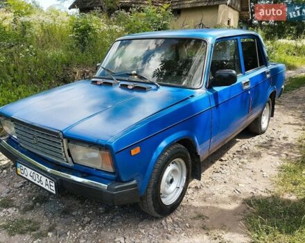 Синий ВАЗ 2107, объемом двигателя 1.5 л и пробегом 189 тыс. км за 850 $, фото 1 на Automoto.ua
